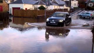 January Afternoon Flooding Stormont Road Scone Perth Perthshire Scotland [upl. by Dougherty]