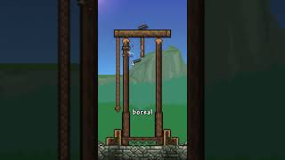 Quick Guillotine Building Tips in Terraria 💀 terraria [upl. by Hnahk]