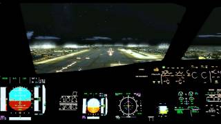 Prepar3D FSlabs A320 Test landing at Dubai [upl. by Kamilah]