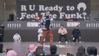 2023 FEEL THE FUNK 16 POPPING QUARTER FINALS  JAYGEE VS JIXIAN [upl. by Sheaff]