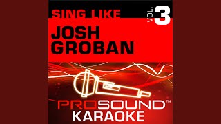 O Holy Night Karaoke with Background Vocals In the Style of Josh Groban [upl. by Kant]