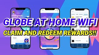 PAANO BA MAG REDEEM NG REWARDS SA GLOBE AT HOME WIFI [upl. by Airpac]