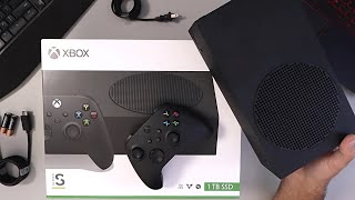 Unboxing the XBOX Series S 1TB Carbon Black [upl. by Analart937]