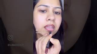 2 mints for pouty 👄 shorts makeuptutorial ytshortsvideo vjmakeover lipsticktutorial [upl. by Auqinahs]