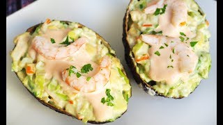 AGUACATES RELLENOS  Primer plato y entrante para Fiestas y Navidad [upl. by Chavez600]