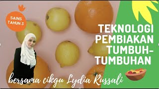 Sains Tahun 3  TEKNOLOGI PEMBIAKAN TUMBUHAN [upl. by Assiar648]