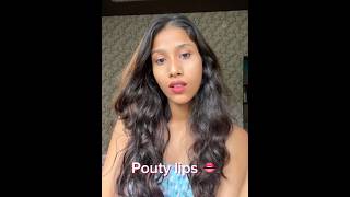 Pouty lips tutorial👄 makeuptutorial lipsticktutorial [upl. by Anhavas884]