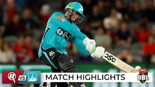 Bartlett Khawaja stand up as Heat overpower Renegades  KFC BBL12 [upl. by Rinna]