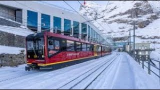 Train ride to Jungfraujoch in Switzerland [upl. by Leahciam444]