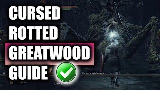 How To Easily Defeat The Cursed Rotten Greatwood Boss In Dark Souls 3 [upl. by Onaicilef]