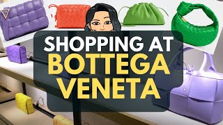 SHOPPING AT BOTTEGA VENETA bags  BOTTEGA handbags Cassette Handbag Pouch Handbag Jodie Handbag [upl. by Manbahs]