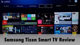 Samsung 2016 Tizen Smart TV System Review [upl. by Jordan638]