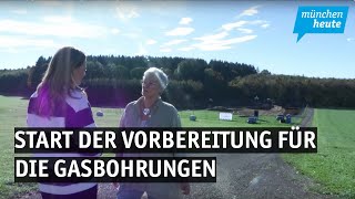 Start der Vorbereitung für die Gasbohrungen in Reichling [upl. by Darian]