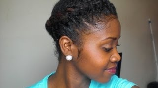 Quick protective natural hairstyle [upl. by Araes]