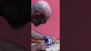 Bluey Claymation Behind the Scenes 🎥  Bluey ytshorts [upl. by Yesnyl]