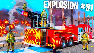 The Most Explosive Hazmat Fire in GTA 5 [upl. by Llerdnam573]