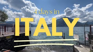 4Day Italy Travel Vlog Mini  Milan Navigli Varenna amp Bellagio [upl. by Cinom]