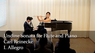 Undine Sonata for Flute and Piano  Carl Reinecke  l Allegro  Flute 변미솔 Piano 이정환 [upl. by Lutero]