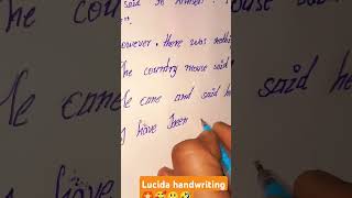 lucida handwriting 🥰😘🤣 [upl. by Aidam]