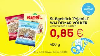 Süßgebäck quotPrjanikiquot  WALDEMAR VÖLKER  Top Angebote Mix Markt 130918092021 [upl. by Llednohs426]