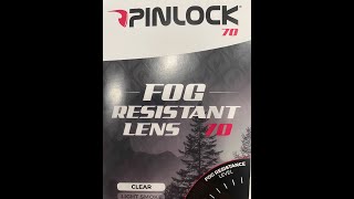 INSTALLING A PINLOCK ANTI FOG SHIELD ON MY BILT 30 HELMET [upl. by Macmillan712]