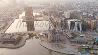 Antwerp Belgium Loodswezen is a historical monument located on the banks of the river Scheldt [upl. by Ajup468]