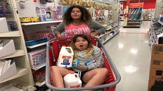 HUGE SLIME SUPPLIES SHOPING HAUL AT TARGET  KARINA GARCIAS NEW SLIMES  FORTNITE DANCING IN TARGET [upl. by Annahc]