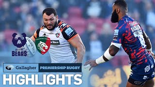 Bristol Bears v Leicester Tigers  HIGHLIGHTS  Close Game at Ashton Gate  Premiership 202122 [upl. by Nniw]