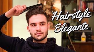 Come Pettinare i Capelli Per le Feste  Capelli Uomo Eleganti [upl. by Ettie122]