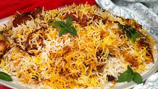 Chicken Biryani Recipe For 1 KG BASMATI Rice  Best Chicken Biryani For Dawat Eid  Any Occasion [upl. by Lipp]