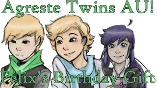 Miraculous Ladybug Comic Dub Agreste Twins AU  Félixs Birthday Gift [upl. by Haleehs]