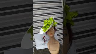 Olive Green handmade fabric flower fascinator viralvideo goviral fyp foryou fypシ゚viral [upl. by Ramled]