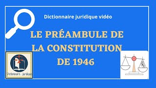 PRÉAMBULE DE LA CONSTITUTION de 1946 🔤 [upl. by Lynad]