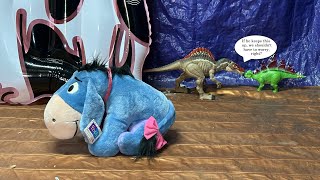 Destroy Plush Winnie The Pooh Eeyore Stuffed Animal [upl. by Eilliw]