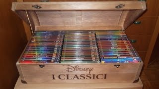 Unboxing  Premio Concorso Disney Forziere 52 Classici in DVD [upl. by Ecnaralc798]