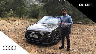 Audi A1  Prueba  Test  video en español  quadises [upl. by Enram]