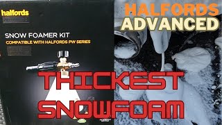 The AMAZING Halfords Snow Foamer Kit Unboxing amp Review [upl. by Renzo]