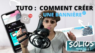 Tutoriel  Comment Créer une Bannière pour Twitch YouTube et Plus  🎨 [upl. by Ahsilek]