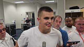 Las Vegas Raiders QB Aidan OConnell from Locker Room Post Loss to Denver Broncos lasvegasraiders [upl. by Neirol]