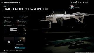 THE JAK FEROCITY CABINE CONVERSION KIT CAN BE NASTY  COD MW3 [upl. by Boardman]