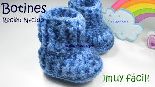 Como tejer ESCARPINES bebe CROCHET PASO A PASO  How to CROCHET BABY BOOTIES newborn STEP BY STEP [upl. by Bent207]