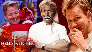 20 Minutes of Gordon Ramsay Being HAPPY  Hells Kitchen [upl. by Kriss]