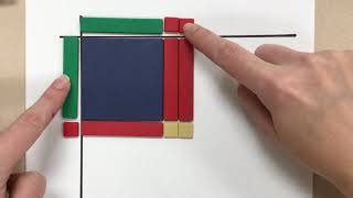 Factoring Simple Trinomials Using Algebra Tiles [upl. by Kendricks]