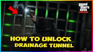 How to Unlock Secret Drainage Tunnel Location  Cayo Perico Heist Stealth Guide  GTA Online [upl. by Eanad]