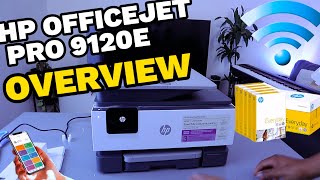 HP Officejet Pro 9120E Overview Ink Cartridges Setup Alignment Setup and Loading Paper Tray Setup [upl. by Giacinta625]