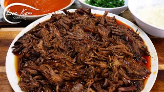 Barbacoa Birria Tacos in an Instant Pot Quick amp Easy Recipe You have to try it [upl. by Enaywd454]