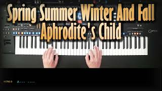 Spring Summer Winter And Fall  Aphrodites Child Cover eingespielt mit titelbezogenem Style [upl. by Marrin721]