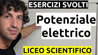 Potenziale elettrico  Esercizi [upl. by Acisseg468]