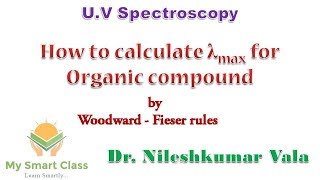 λmax for Organic compound UV Visible spectroscopy Woodward Fieser rule for λmax calculation 2021 [upl. by Annaya]