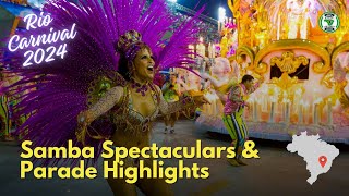 Rio Carnival 2024 Samba Spectaculars and Parade Highlights [upl. by Gorski]